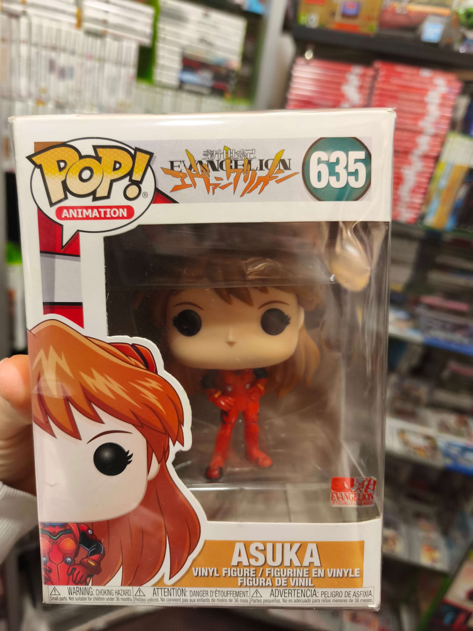 Funko Pop Evangelion Asuka pres de Blois chez Game & Disc