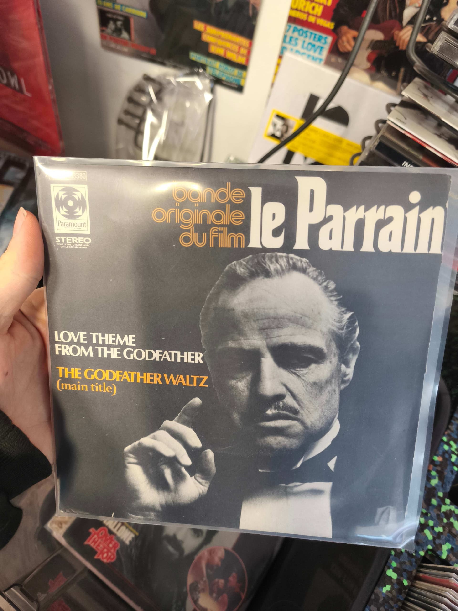 Vinyle bande originale Le Parrain en vente pr\u00e8s d'Amboise