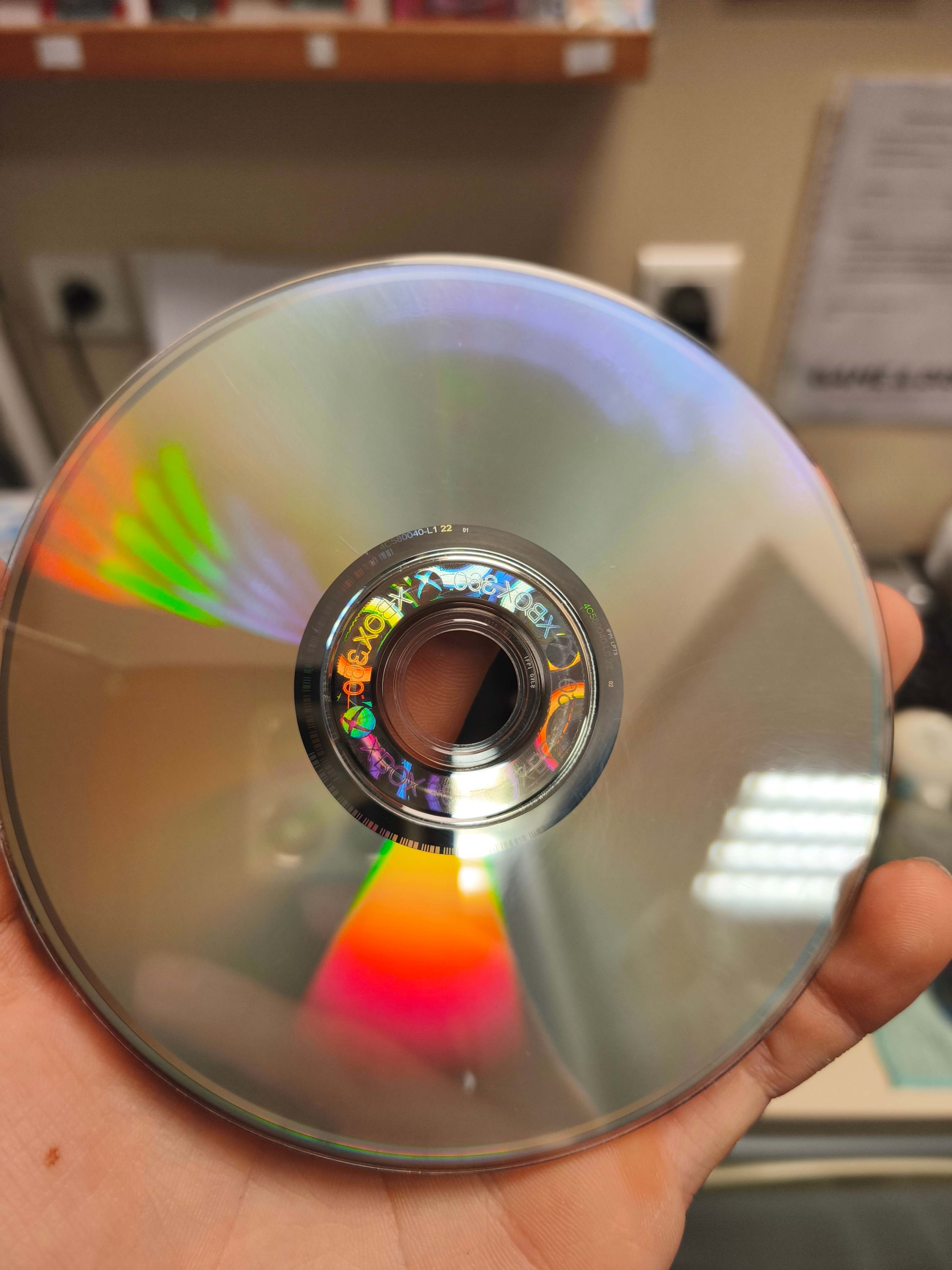 Disque repare apres resurfacage chez Game & Disc Montrichard