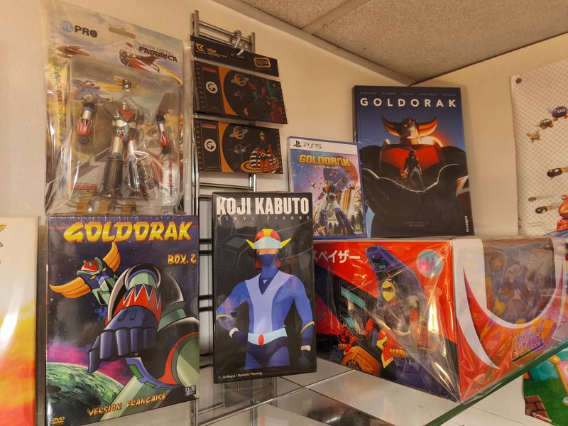 Collection Goldorak : figurines, DVD, BD, jeu PS5, Koji Kabuto vinyl chez Game & Disc